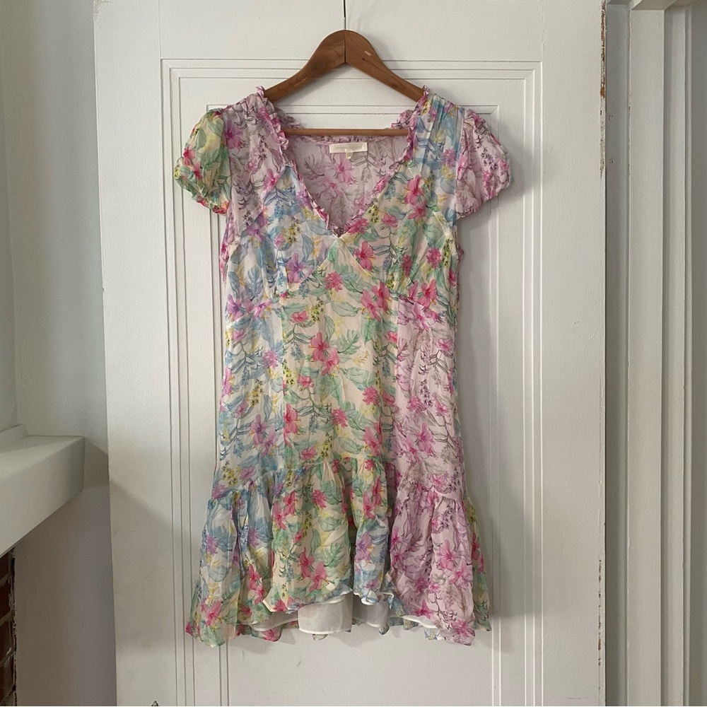 Short Floral LoveShackFancy Dress